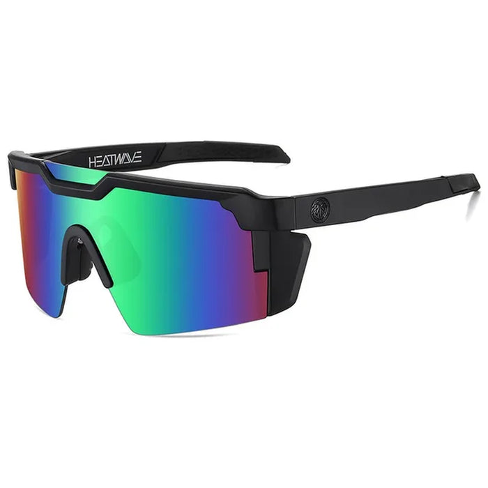Heat Wave Cross-Border Best-Selling Cycling Pilot Goggles, High-Quality Genuine Film Outdoor Sports Sunglasses HW05 Eyewear