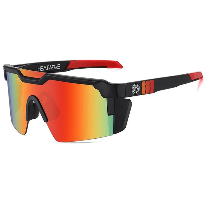 Heat Wave Cross-Border Best-Selling Cycling Pilot Goggles, High-Quality Genuine Film Outdoor Sports Sunglasses HW05 Eyewear